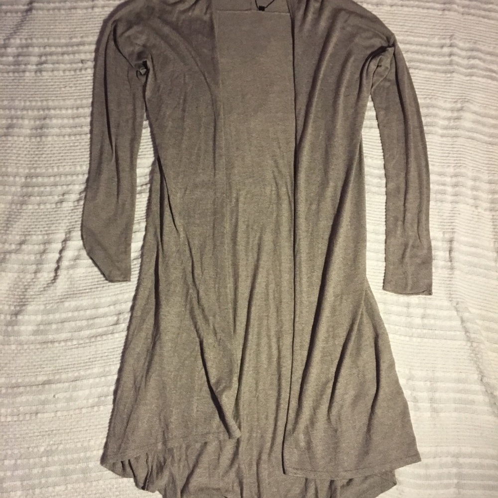 Brown long sleeve cardigan